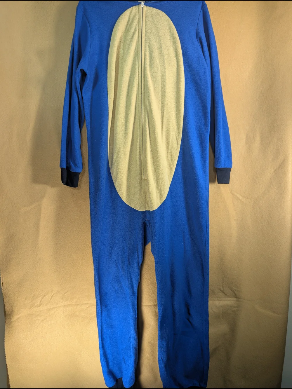 Kids Blue and Cream One-Piece Pajama Set